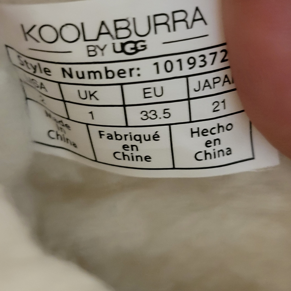 NWT KOOLABURRA BY UGG BOOTS K VICTORIA SHORT TAN COLOR BOW ACCENTS WARM - Picture 6 of 11